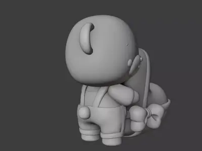 Valentine BEAR 136 3D print model