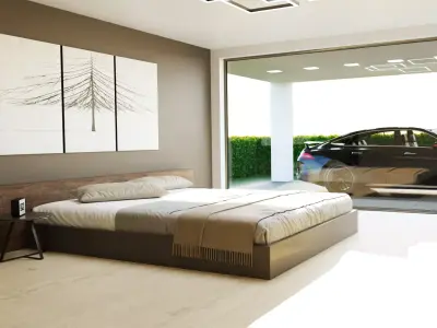 Modern bedroom Free 3D model purchase