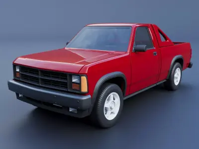 Dodge Dakota Shelby 1989 3D print model