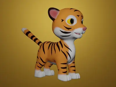  tiger 3D model