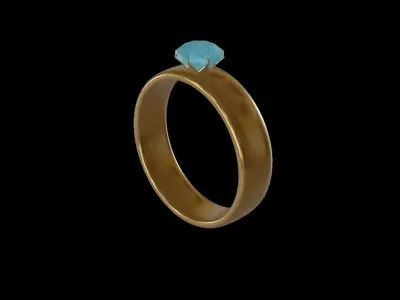 Luxury Ring 3D model purchase