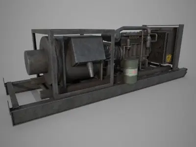 Diesel Generator 3D model