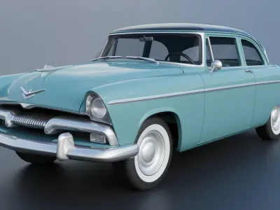 Plymouth Belvedere 1955 3D print model