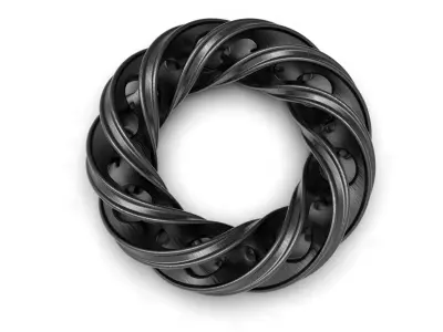 spiralhole spiral ring 3D print model