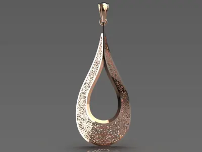 gold pendant gp0301 3D print model