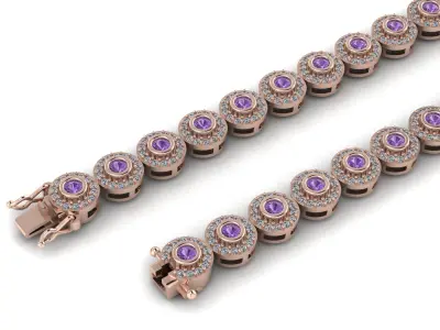 Bracelets 3D Print model - 01 3D print model