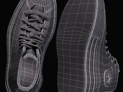 CONVERSE CTAS MOVE HI SNEAKERS 3D model
