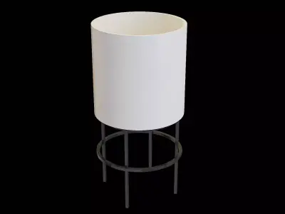 Plant Vase 01 Low-poly 3D model
