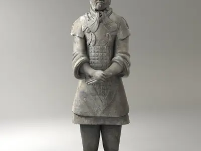 Terracotta Chinese Warrior 3D model