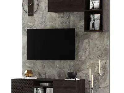 Living room set 03 3D model