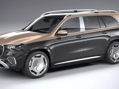 Mercedes-Benz GLS600 Maybach 2024 3D model
