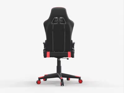 GTForce PRO GT Reclining Sports Racing Gaming Chair 3D model