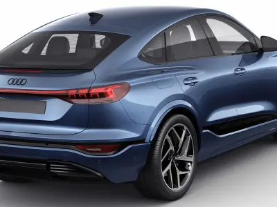 Audi Q6 Sportback  e-tron 2025 3D model
