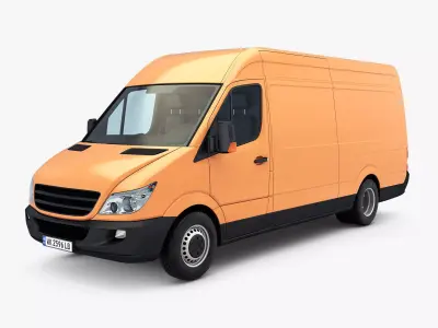 Van Cargo v 2 3D model