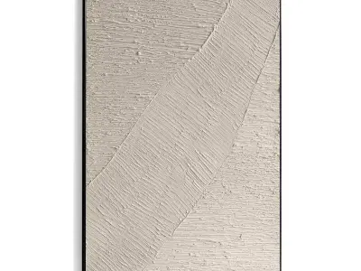 Plaster Two Photo Frame 540 Low-poly 3D model