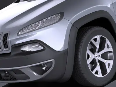 Jeep Cherokee Euro 2015 VRAY 3D model
