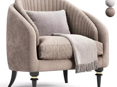 Arya Armchair by Aracikan 3D model