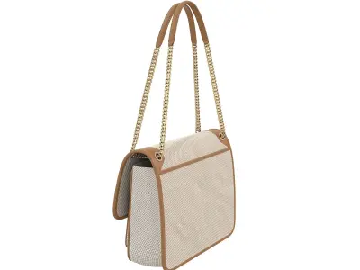 YSL Saint Laurent Niki Bag Biege Fabric Low-poly 3D model