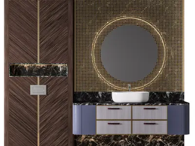Luxury Bathroom 219 3D model