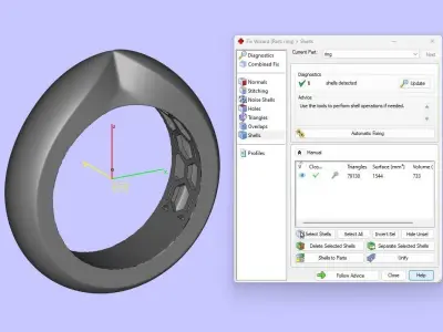  Survival Ring 3D print model