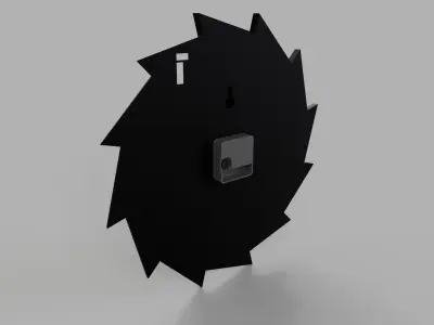 modern wall clock  3D print model