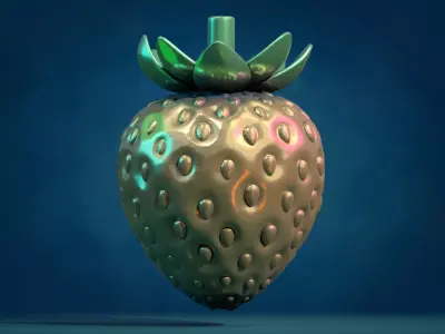 Strawberry 3D print model