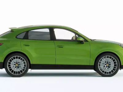 Porsche Cayenne S coupe 2020 3D model