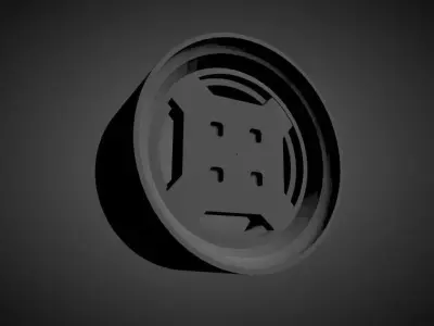 TRD Town scalable and Printable rim 3D print model