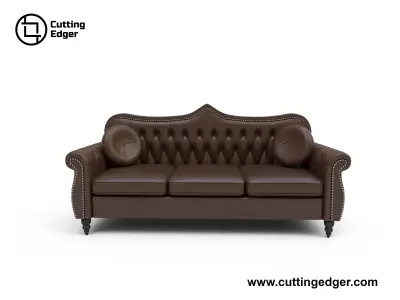 Modern Chesterfield Sofa 3D model