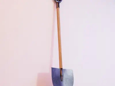 3d model Shovel for decoration Free 3D model