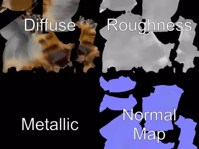 Realistic Gray Marmot model pack Low-poly 3D model