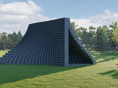 big serpentine 3D model