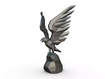 eagle figure 3D print model