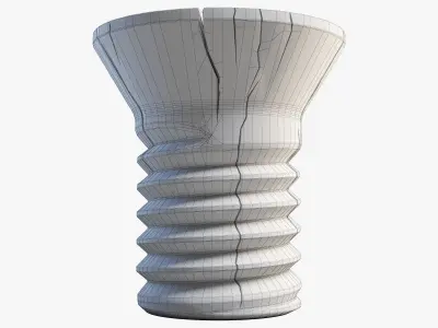 Riva 1920 wooden coffee table 3D model