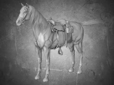 Horse - Death 3D model