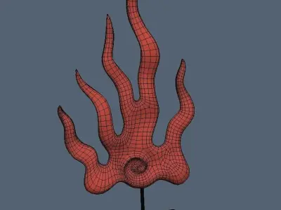 Cold flame Figurine P 3D print model