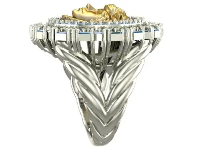 medusa trapped in diamonds  3D print model