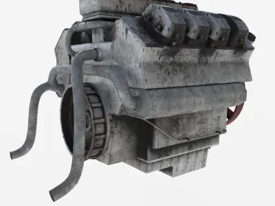 engine old 3D model