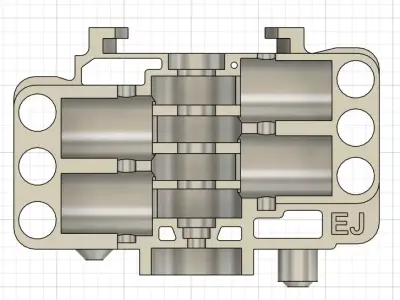 Desk Organizer Ver1 Inspired by SUBARU Impreza EJ20 Engine  3D print model