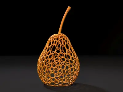 Pear lamp 3D print model