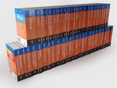 Lonely Planet collection   3D model