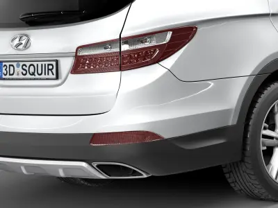 Hyundai Santa Fe 2013 3D model