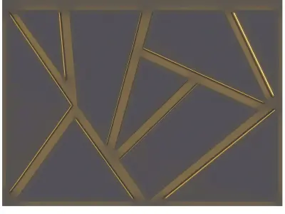 Wall Panel 6 Low-poly 3D model