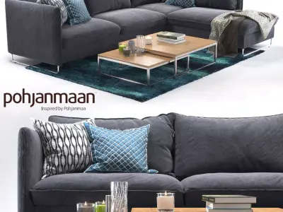 Flipper sofa  3D model