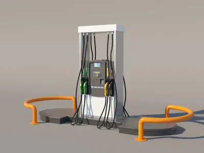 Fuel Dispenser Updated  3D model