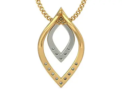 Solitaire Women Pendant 3dm STL OBJ FBX Renders Details 3D print model 38