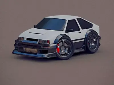 CARTOON CAR 3D model