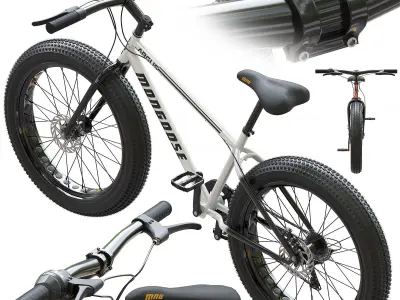 Mongoose Argus ST Mechanical Disc Brakes 3D model
