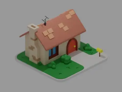 House 3D model 5