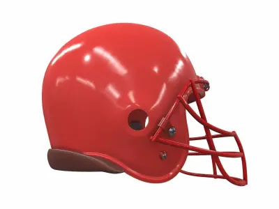 Football helmet fg-3 3D model